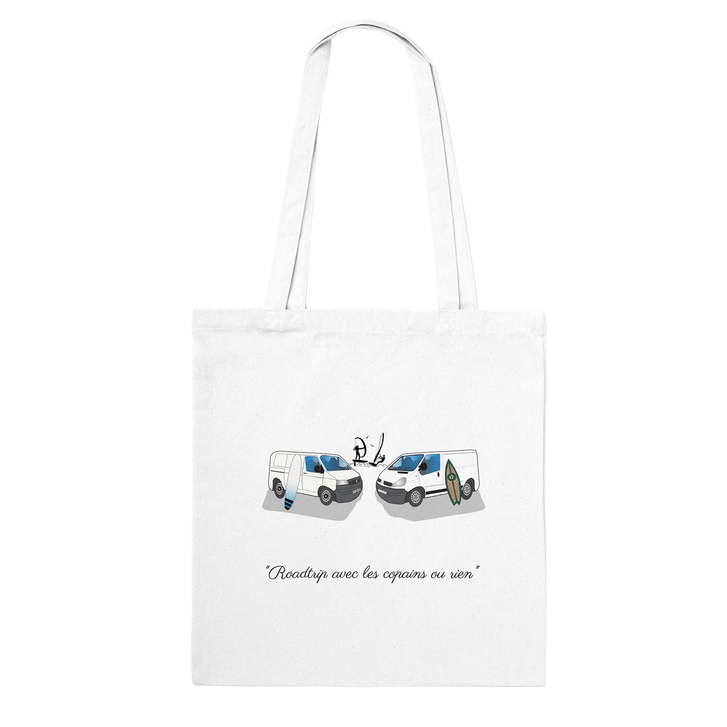 Tot bag "Roadtrip avec les copains ou rien"